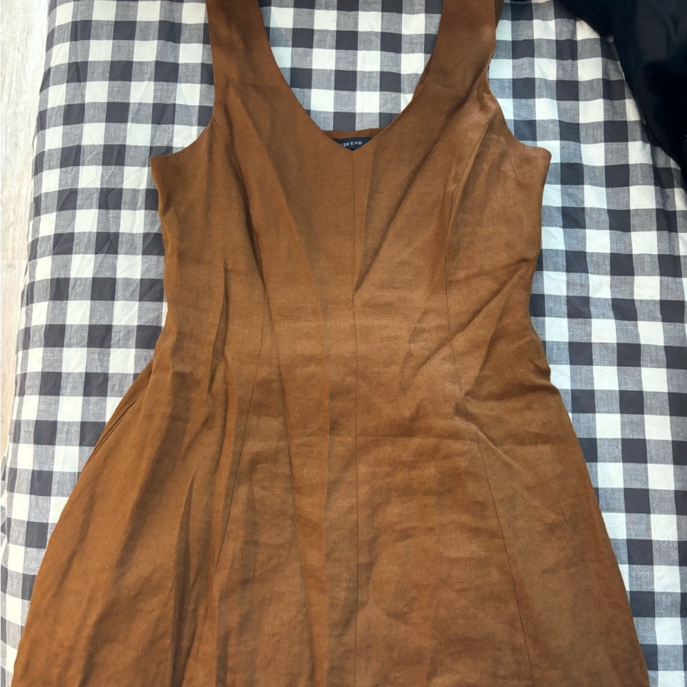 Lands' End Brown Mini Dress